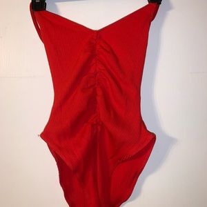Ribbed, open back Urban Outfitters Bodysuit